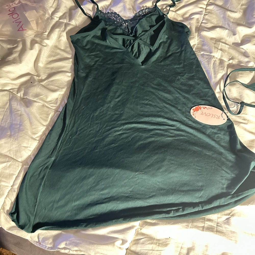 Eberjey Teal Chemise